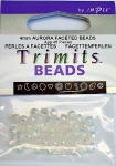 4mm Aurora Faceted English Beads